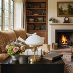 Bild in Gallery-Viewer laden, Ornato Luxe Skulpturale Geometrische Tischlampe – Art Deco Akzent für Schlafzimmer & Wohnzimmer