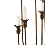 Cargar imagen en el visor de la Galería, aged bronze candle cups and iron arms