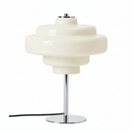 Load image into Gallery viewer, Koloro Glass Table Lamp – Modern Tiered Lamp for Living or Work Spaces
