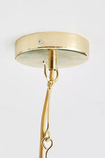 Load image into Gallery viewer, Lumica Faceted Capiz Shell Pendant — Coastal-Contemporary Pendant Light for Dining & Kitchen Islands