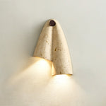 Bild in Gallery-Viewer laden, Travertin-Wandlampe – Minimalistische Stein-Wandleuchte Dekorative Beleuchtung für Wohnzimmer