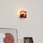 Cargar imagen en el visor de la Galería, Lámpara de pared arquitectónica Verdura con diseño de panel de vidrio