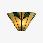 Load image into Gallery viewer, TiffStar Art Nouveau Leaf Motif Tiffany Wall Sconce - Vintage Inspired Accent Lighting for Hallway and Living Room