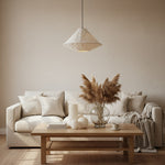 Cargar imagen en el visor de la Galería, Lámpara Colgante Plegable Zalen – Elegancia Moderna con Tejido Estilizado para Comedores y Pasillos