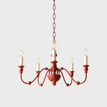 Load image into Gallery viewer, Five-Light Iron Candle Chandelier