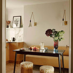 Cargar imagen en el visor de la Galería, Lámpara de pared vintage de metal con brazo oscilante ajustable M23