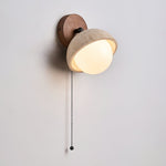 Bild in Gallery-Viewer laden, Moderne Travertin-Wandlampe – Minimalistische Stein-Wandleuchte für Schlafzimmer, Wohnzimmer, Flur