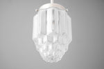 Load image into Gallery viewer, Tierlux Glass Tiered Skyscraper Shade Pendant – Art Deco Ceiling Light for Kitchen Island
