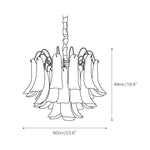 Load image into Gallery viewer, Mazzega Murano Glass Chandelier