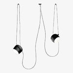 Charger l'image dans la visionneuse de galerie, Lampe suspendue moderne réglable minimaliste Axiomorna - Luminaire LED élégant pour tout espace N02