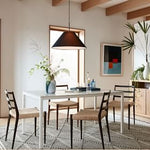 Cargar imagen en el visor de la Galería, Lámpara colgante cónica de tela suave Lorvion – Lámpara de techo moderna para espacios acogedores