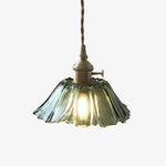Load image into Gallery viewer, Blossix Elegant Art Pendant Lamp - Glass Flower Shade Design for Living or Dining Room N24