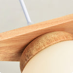 Load image into Gallery viewer, Wooden Star With Glass Chandelier