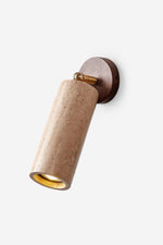 Load image into Gallery viewer, Cylindrical Travertine Wall Light