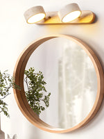 Load image into Gallery viewer, Travira Travertine Duo Sconce – Adjustable Natural Stone Wall Light for Bedroom Hallaway