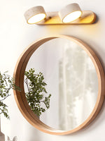 Bild in Gallery-Viewer laden, Travira Mehrkopf-Wandleuchte – Moderne Steinkleuchte für das Badezimmer