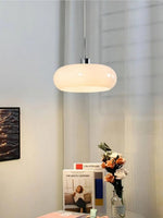 Bild in Gallery-Viewer laden, Nordic Metal Bauhaus Glas Pendelleuchte