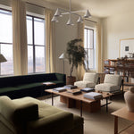 Load image into Gallery viewer, Brivana Cone Shade Metal Chandelier - Minimalist Linear Dining Light