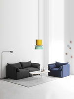 Cargar imagen en el visor de la Galería, Lámpara colgante con pantalla de cuenco de acrílico colorido Macaron