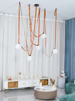 Load image into Gallery viewer, Modular Pendant Light with Sculptural Belt-Style Design