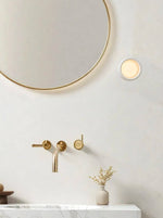 Load image into Gallery viewer, Cerova Porcelain Wall Sconce - Minimal Round Flush Mount Ceramic Light