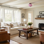 Load image into Gallery viewer, Eloise Flush Mount Milk Glass Ceiling Light – Modern Accent Lighting with Artistic Glass Shade