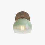 Charger l'image dans la visionneuse de galerie, Auruca Globe Wall Light Bellflower Inspired Shape - Minimalist Metal Glass Sconce for Living Room