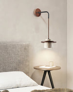 Load image into Gallery viewer, Retro Wabi Sabi Textured Travertine Wall Lamp M01