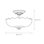 Load image into Gallery viewer, Alaina Glass Ceiling Lamp