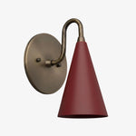 Load image into Gallery viewer, Curved Metal Shade Sconce Vintage Style Wall Light - Entryway Stairwell Lighting