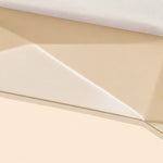 Load image into Gallery viewer, Faceted Gold Geometric LED Flush Mount Ceiling Light