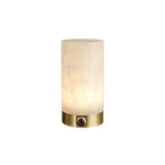 Bild in Gallery-Viewer laden, Totem Alabaster Tischlampe (eingebauter Akku)