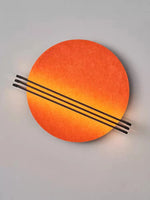 Load image into Gallery viewer, Abstract Sunrise Felt Wall Sconce