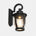 Load image into Gallery viewer, Vintage Rain Glass Outdoor Wall Sconce