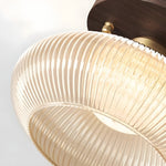 Cargar imagen en el visor de la Galería, Lámpara de techo de vidrio con forma de cúpula moderna Soliro, diseño elegante y minimalista para cocinas y salas de estar