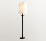 Bild in Gallery-Viewer laden, Rowan Leinen Bügeleisen Tischlampe - Elegante traditionelle Nachttischbeleuchtung