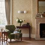 Cargar imagen en el visor de la Galería, Aplique de pared para baño de estilo moderno de mediados de siglo Lumio Globe Opal Glass