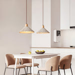 Bild in Gallery-Viewer laden, Creme Retro Wabi-Sabi LED Pendelleuchte