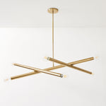 Charger l'image dans la visionneuse de galerie, Lustre Borvia Spoutnik à 6 lumières – Style Trace à hauteur réglable