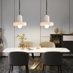 Bild in Gallery-Viewer laden, Carrara Alabaster Pendelleuchte
