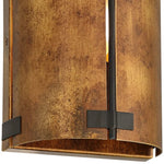 Load image into Gallery viewer, Rustivon Curved Wall Sconce - Vintage Metal Light for Bedroom