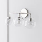 Load image into Gallery viewer, Selvion Art-Glass Globe Wall Sconce – Elegant Modern Wall Light for Bathrooms, Halls & Living Spaces
