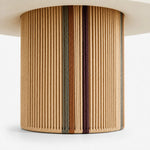 Cargar imagen en el visor de la Galería, Woven wall sconce shade profile detail