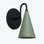 Load image into Gallery viewer, Curved Metal Shade Sconce Vintage Style Wall Light - Entryway Stairwell Lighting