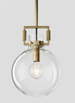 Cargar imagen en el visor de la Galería, Auria Industrial Classic Filament Glass Globe island Pendant lamp for kitchen, dining table