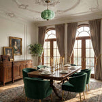 Load image into Gallery viewer, Eloise Scallop Vintage Milk Glass Semi-Flush Mount Pendant Light
