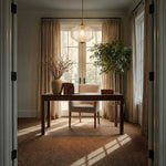 Load image into Gallery viewer, Eloise Scallop Vintage Milk Glass Semi-Flush Mount Pendant Light