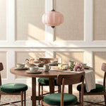 Load image into Gallery viewer, Eloise Scallop Vintage Milk Glass Semi-Flush Mount Pendant Light