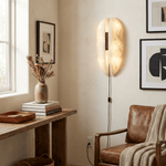 Load image into Gallery viewer, Alabaster Veil Plug-In Wall Light - product image 4