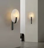 Load image into Gallery viewer, Alice Alabaster Plug-In Wall Light with Inline Switch - product image 5